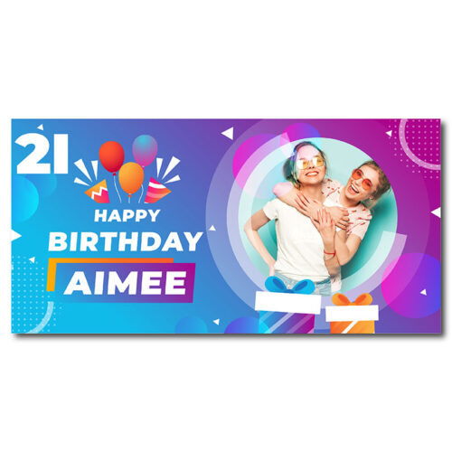 21st Birthday Banner - Pattern