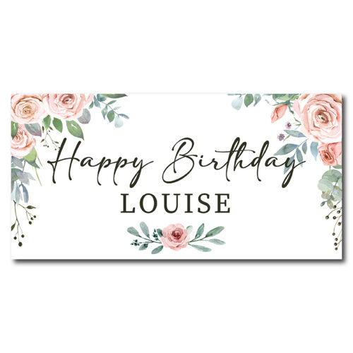 Birthday Banner - Pink