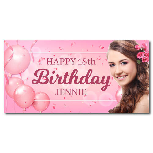 Birthday Banner - Pink