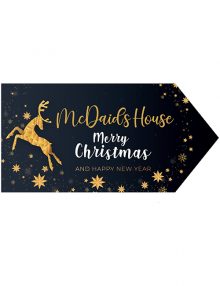 Personalised Reindeer Sign