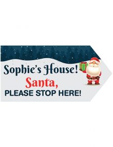 Personalised Santa Sign