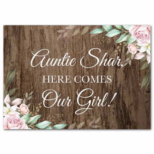 Wedding Sign - Stripe Square