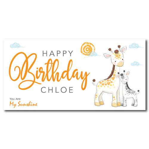 1st Birthday Banner - Giraffe