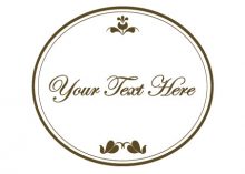 Wedding Sign - White Oval