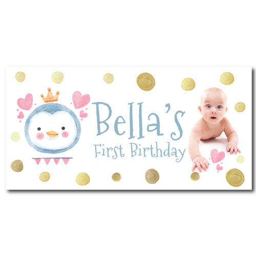 Birthday Banner - Penguin