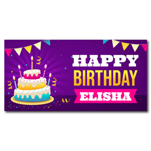 18th Birthday Banner - Purple