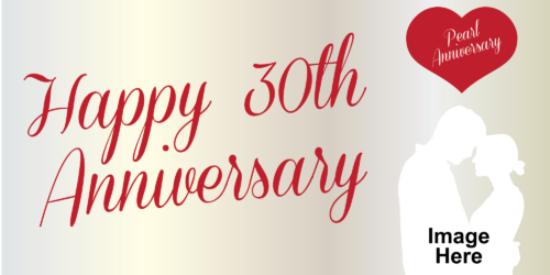Anniversary Banner - Pearl 30th