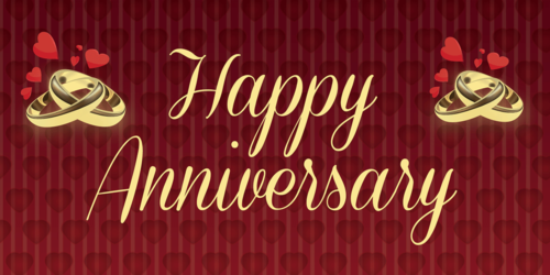 Anniversary Banner - Red