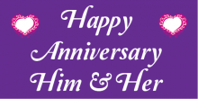 Anniversary Banner - Purple