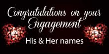 Engagement Banner - Black