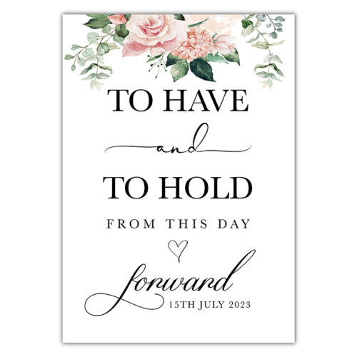 Have & Hold Sign - Colour