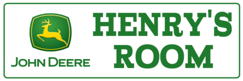 John Deere - Bedroom Door Sign