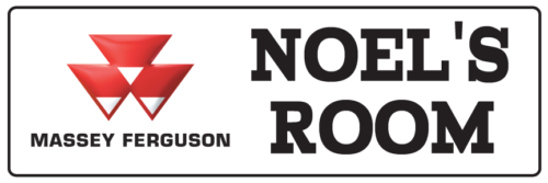 Massey Ferguson - Bedroom Door Sign