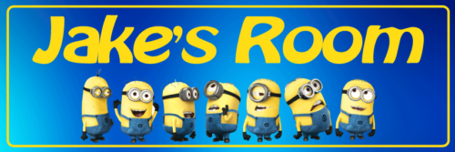 Minions - Bedroom Door Sign