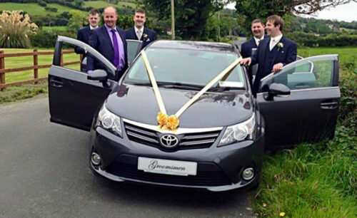 Groomsmen wedding number plate