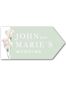 Wedding Road Sign - Elegant