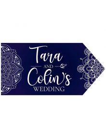 Wedding Road Sign - Snowflake