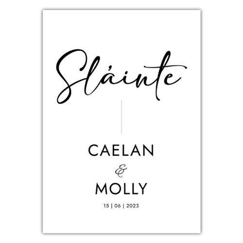 Slainte Sign - Charcoal