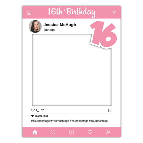Instagram Frame - 16th Girl