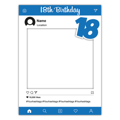 Instagram Frame - 18th Boy