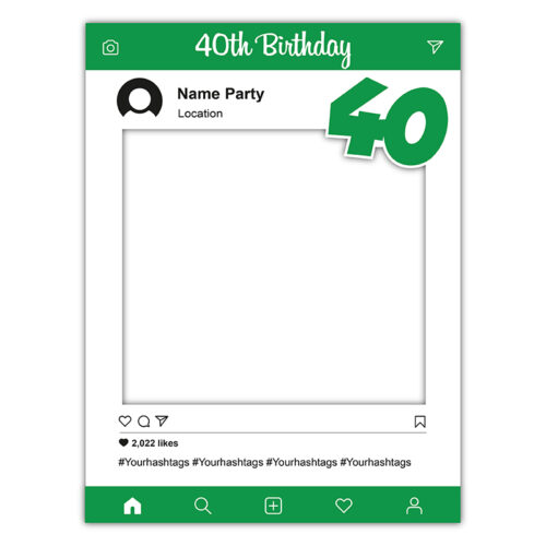 Instagram Frame - 40th Birthday