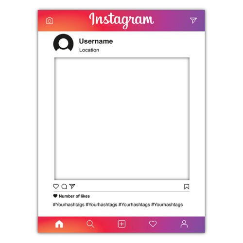 Instagram Frame - 24 x 32 inches