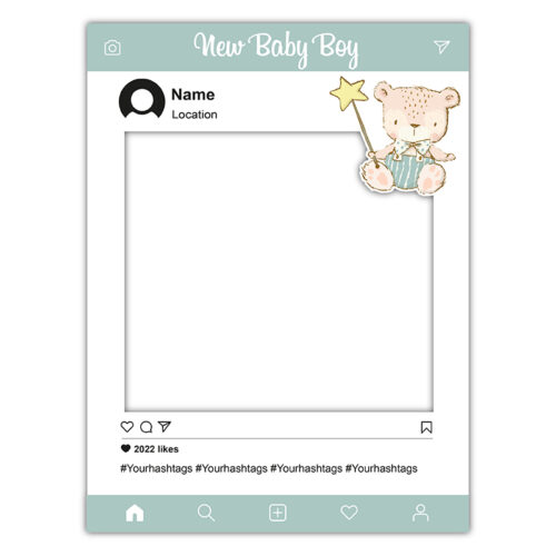 Instagram Frame - Baby Boy