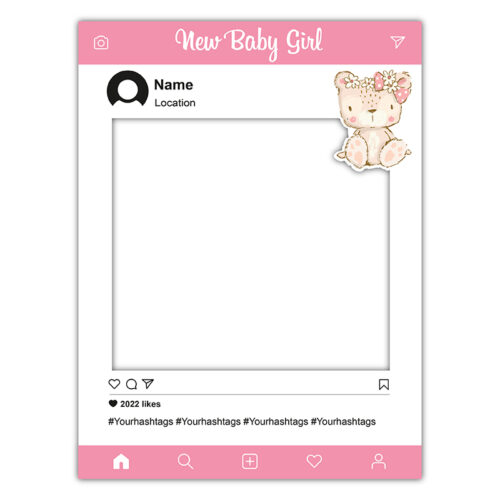 Instagram Frame - Baby Girl