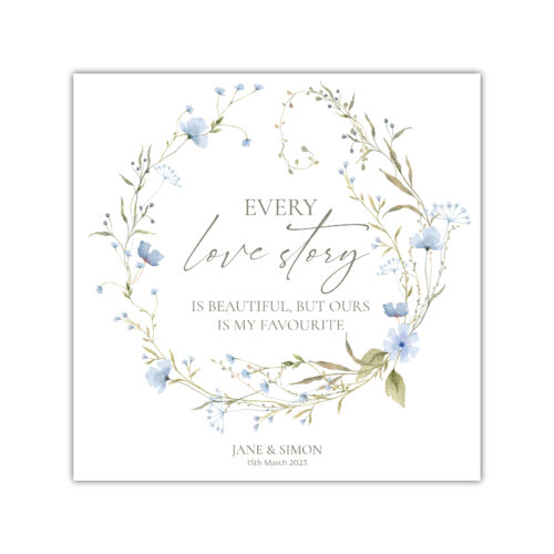 Every Love Story Sign - Charcoal