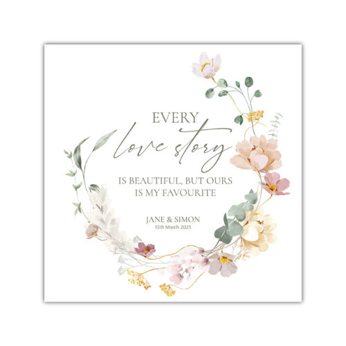 Every Love Story Sign - Ivory