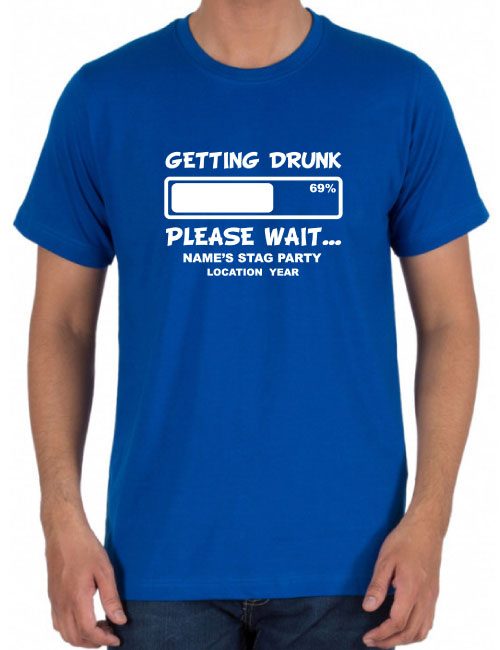 Stag T-Shirts - Getting Drunk