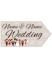 Wedding Road Sign - Party