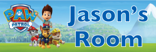 Paw Patrol - Bedroom Door Sign