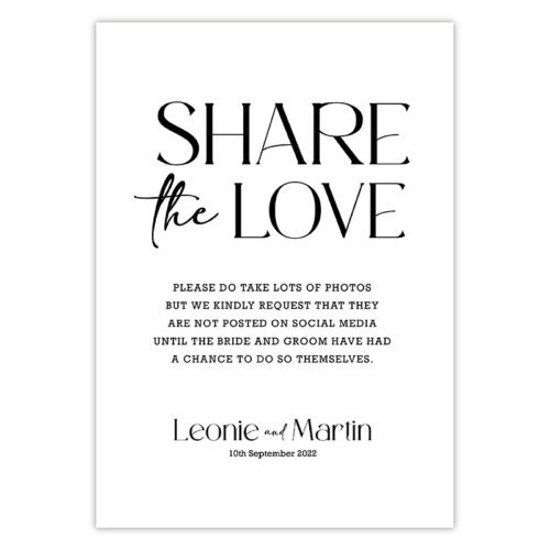 Private Sign - Black