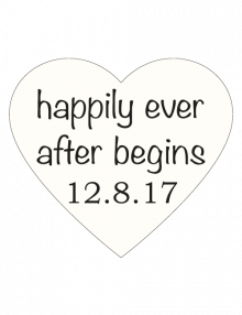 Save The Date Sign - Happily Ever After