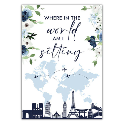 Wedding Sign - Where Am I Sitting