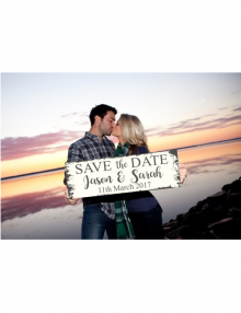 save the date sign