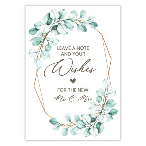 Leave A Note Sign - Wood