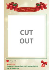 Christmas Frame - Gold