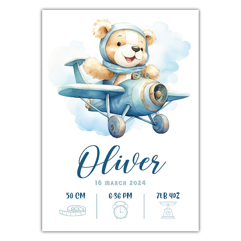 Plane - Bedroom Wall Sign