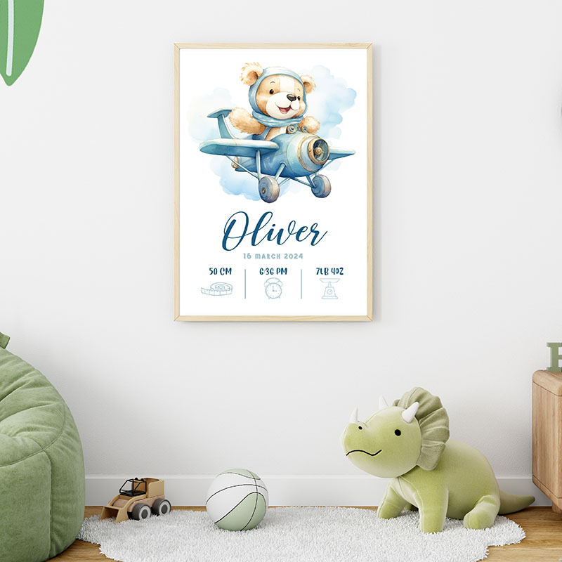 Plane - Bedroom Wall Sign - Image 2