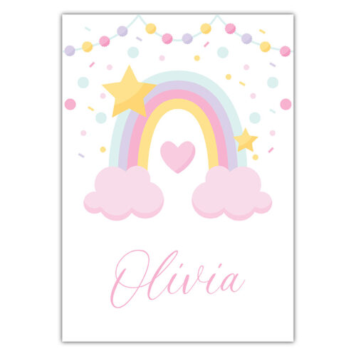 Rainbow - Bedroom Wall Sign