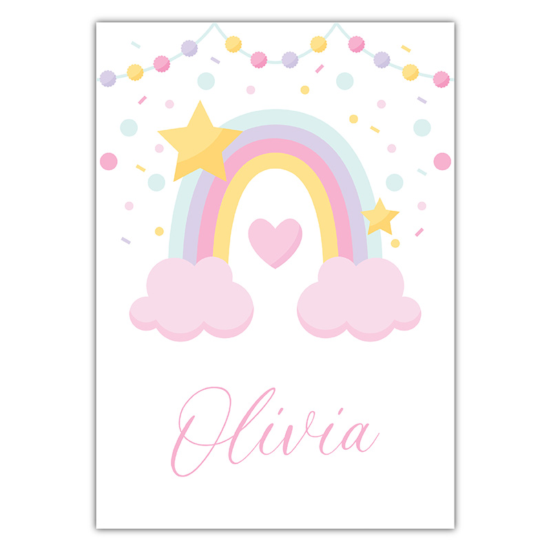 Rainbow - Bedroom Wall Sign