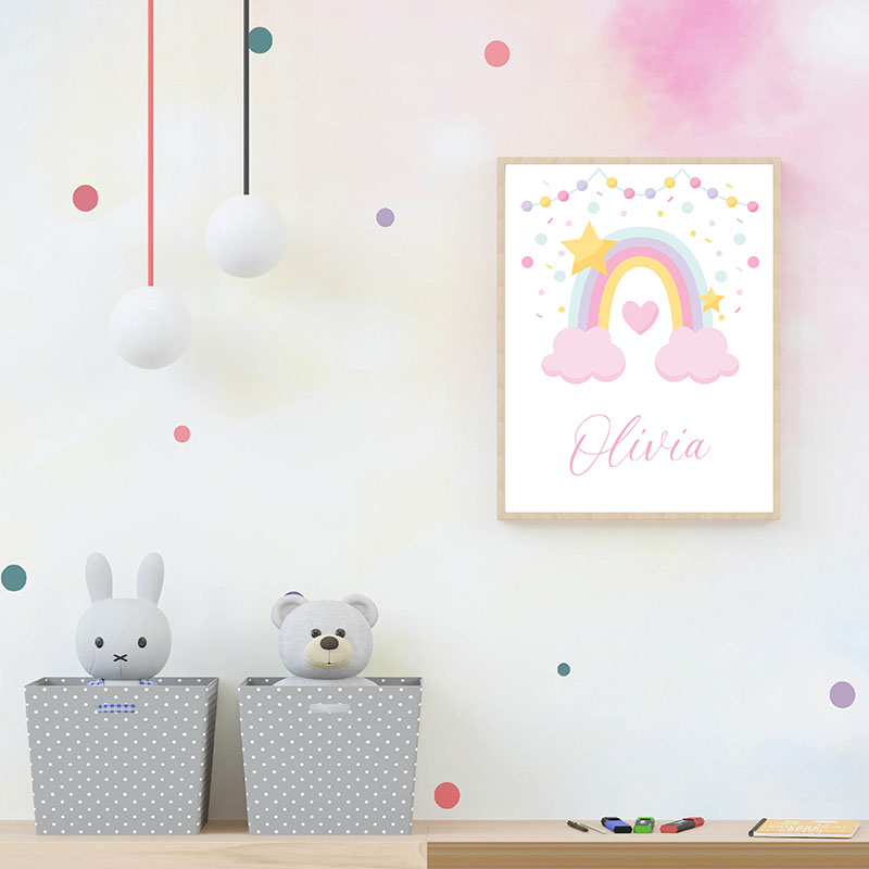 Rainbow - Bedroom Wall Sign - Image 2