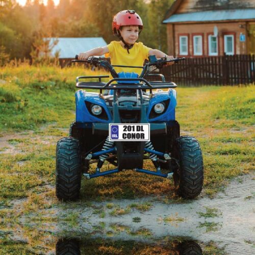 Toy Number Plates