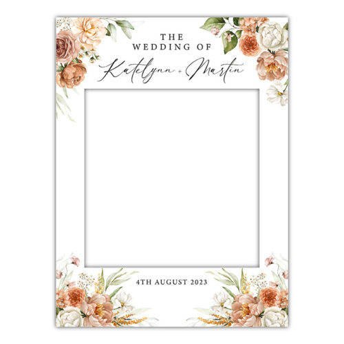 Wedding Frame - Rose & Gold