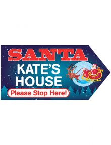 Santa Sign - Sleigh