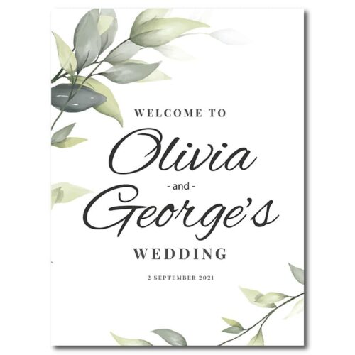 Welcome Sign - Green