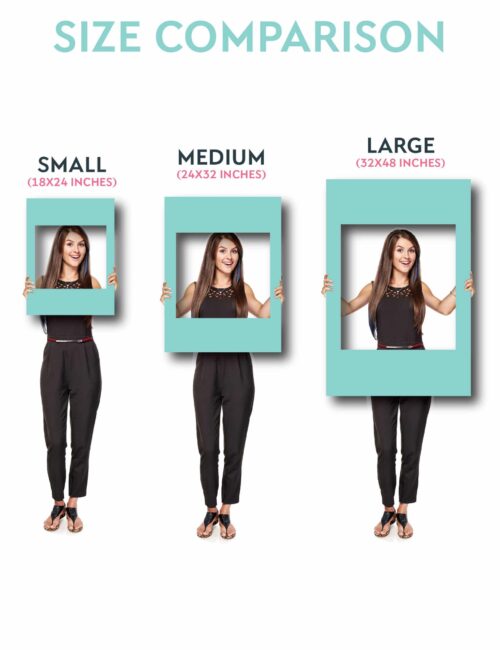 selfie frame size comparison