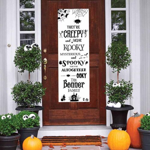 Halloween Family Sign | Festive Fun Signs For All Occasions